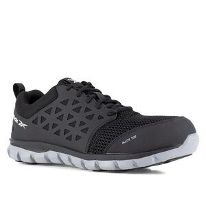 Reebok Sublite Cushion Work RB4041 – Black Alloy Toe Athletic Work Shoe